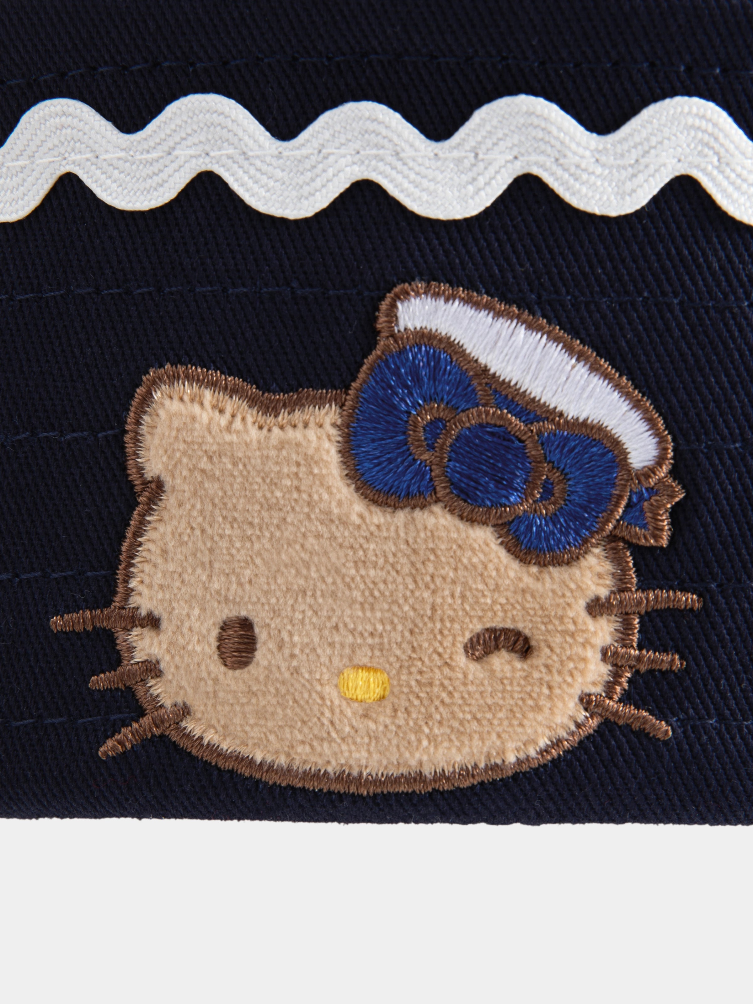 "Hello Kitty" Convertible Sailor Hat – Navy Blue