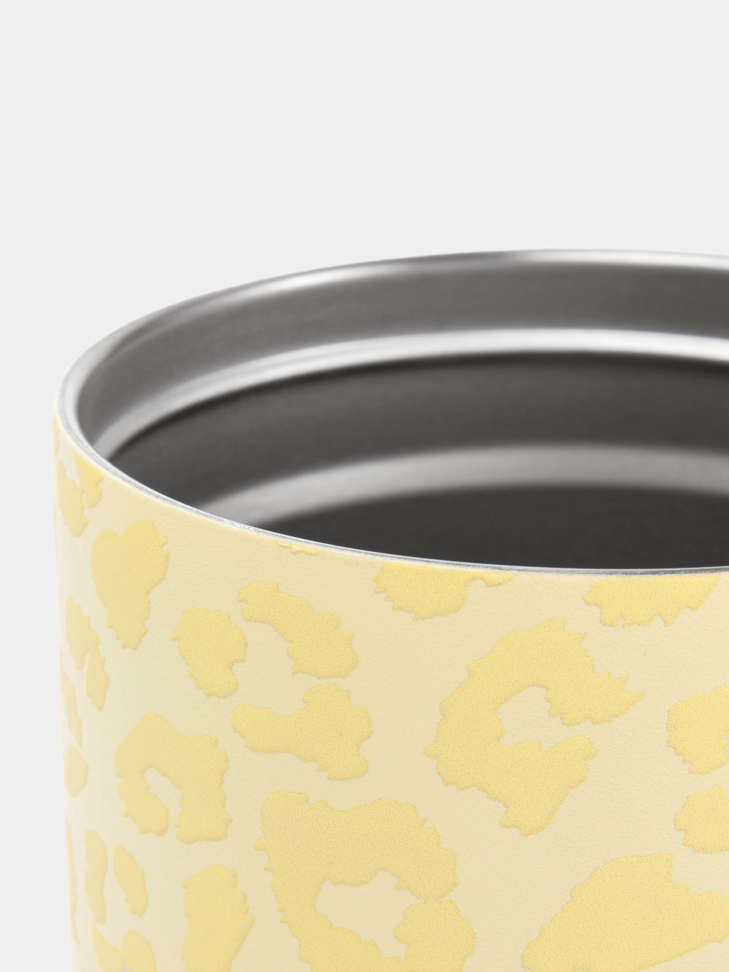 "Hello Kitty & Dear Daniel" Giant Stainless Steel Travel Tumbler (With Mini Frame Purse) – Sunbeam Leopard – 900ml