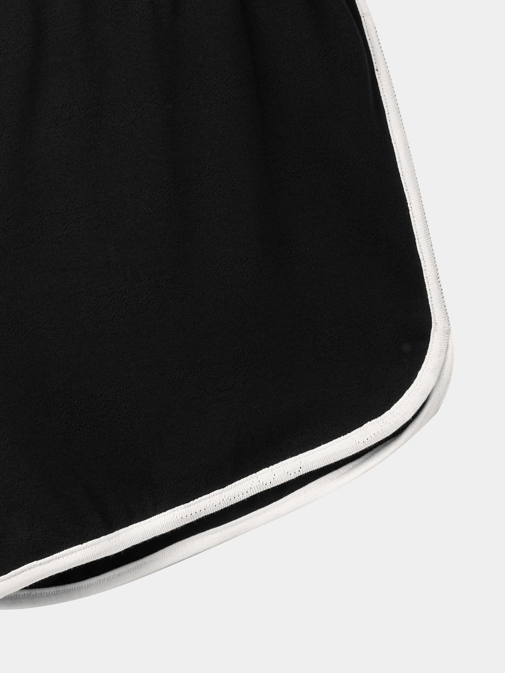 "Hello Kitty" Stretch Cotton Jersey Short Sleeve Loungewear Set – Classic Black