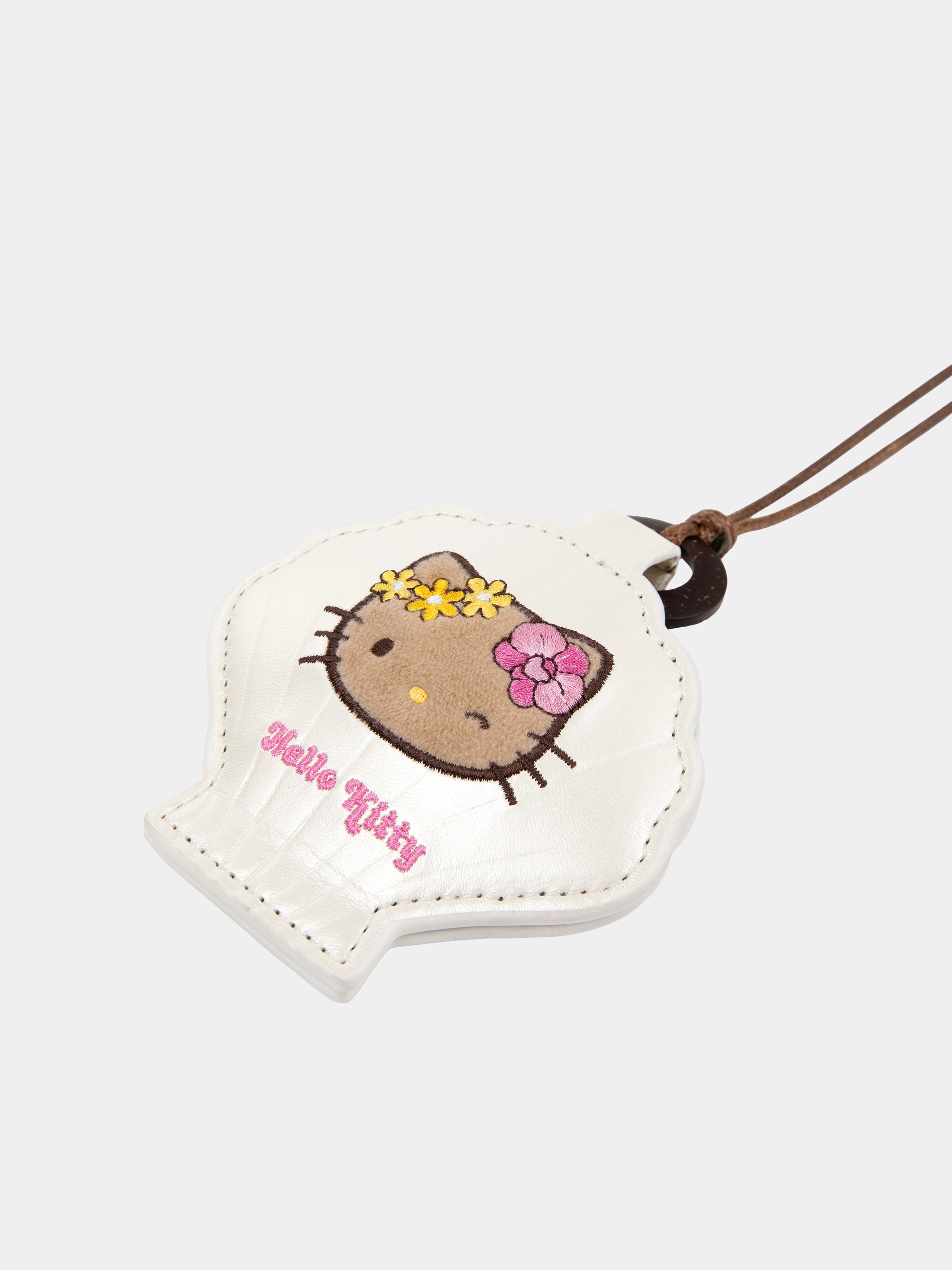 "Hello Kitty" Terry Beach Bag Set (With Shell-Shaped Sunglasses Clip) – Sunbeam Leopard