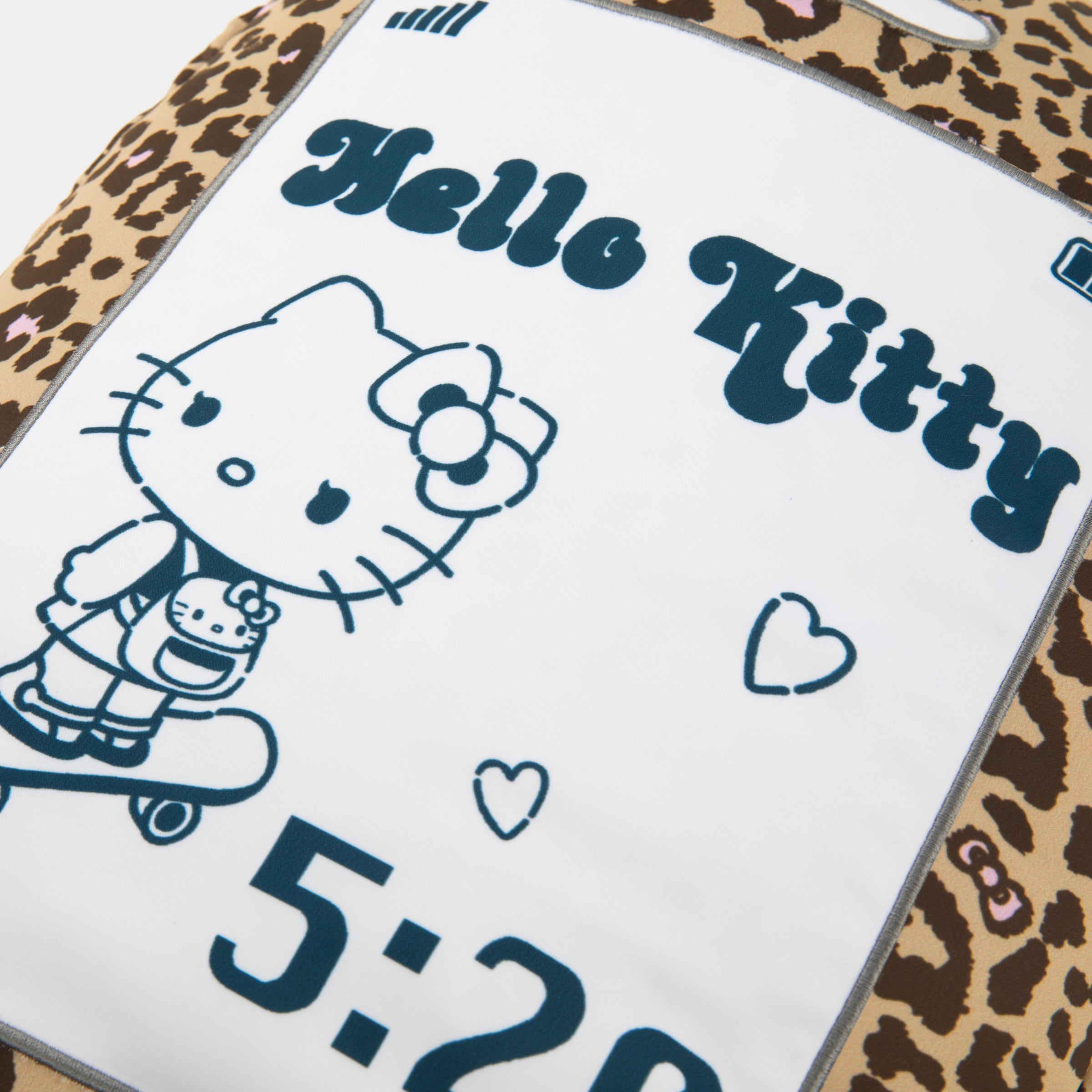 "Hello Kitty" Flip Phone Cushion Leopard