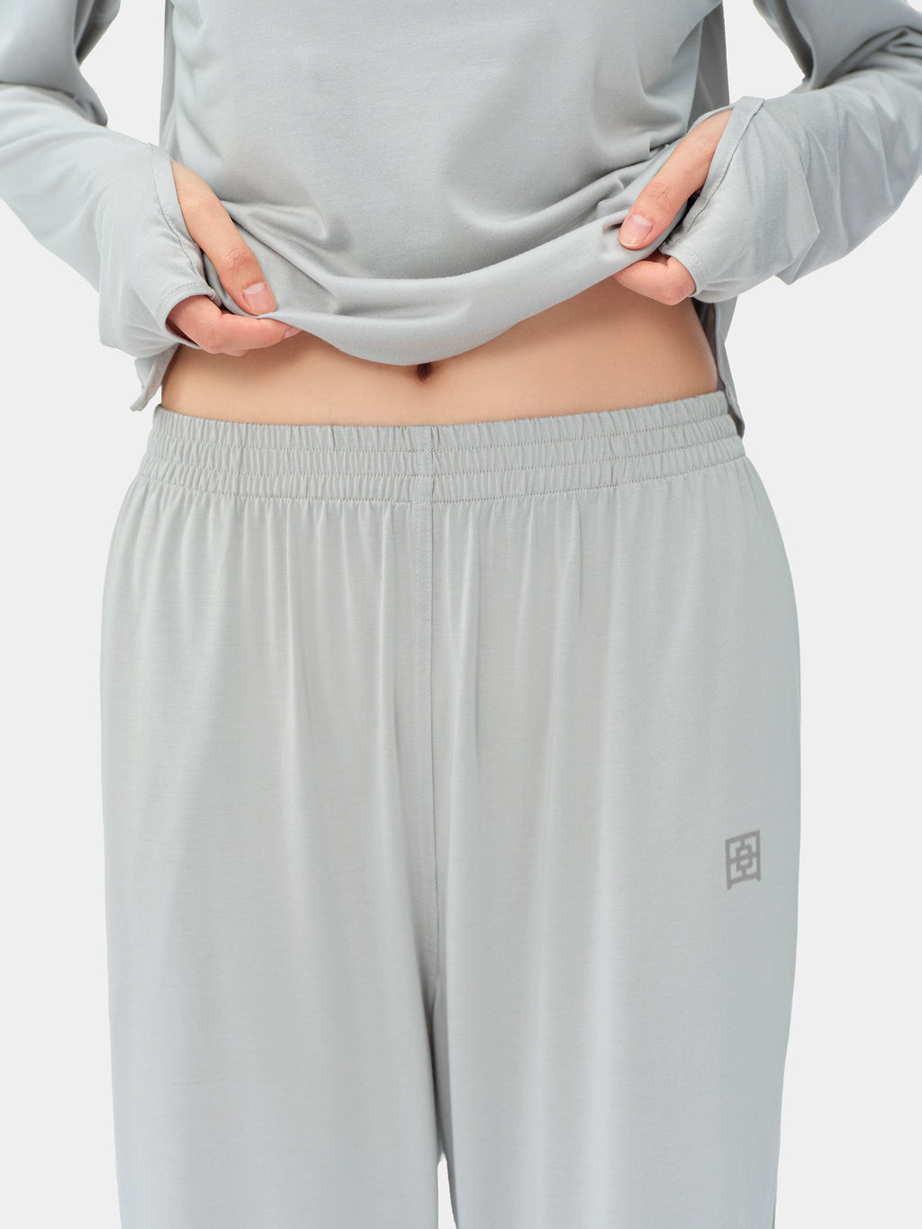 tbh Wōdrobe PLA Skin-Friendly Sleepwear Set Long Sleeve – Grey