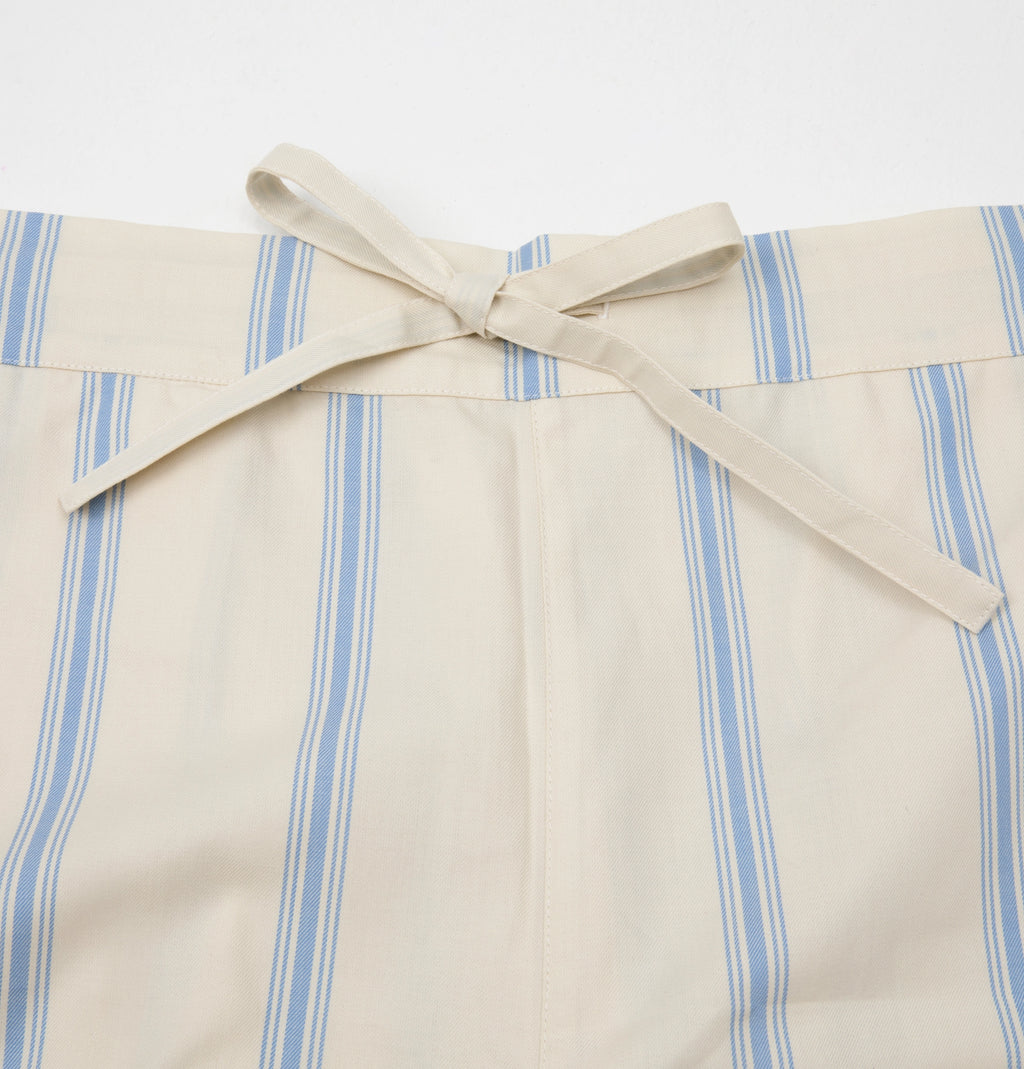 “Urban Jungle” Tencel Cotton Blend Short Sleeve Loungewear Set White