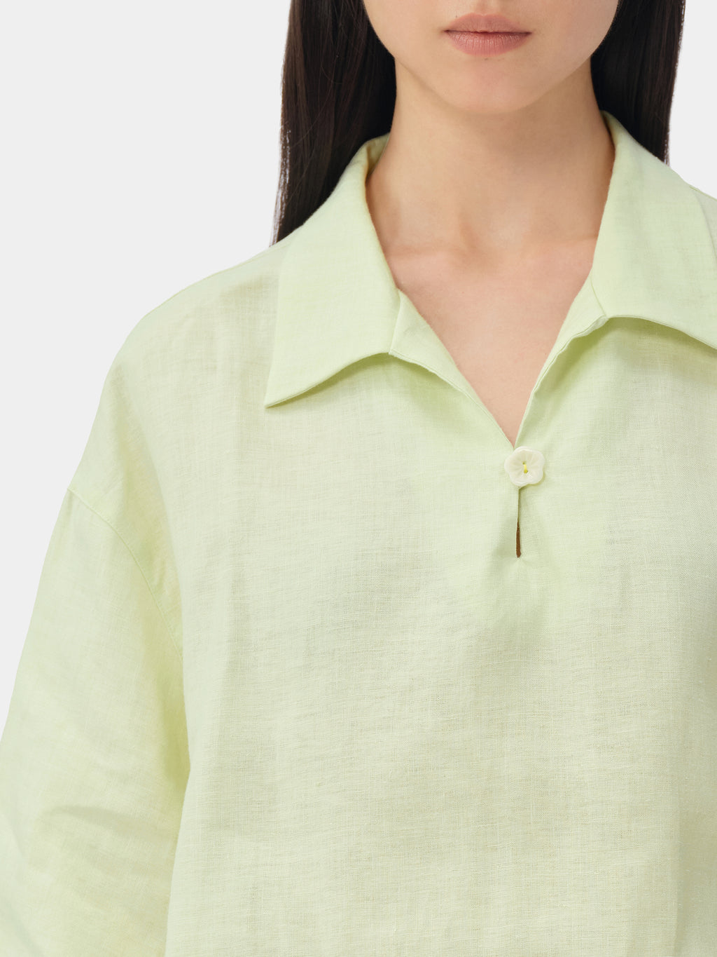 tbh Wōdrobe Hemp Loungewear Set Long Sleeve – Melon Green