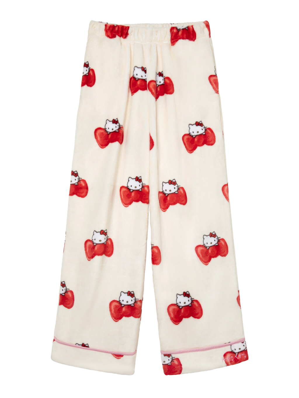 "Hello Kitty" Flannel Loungewear Set – Bow Tie