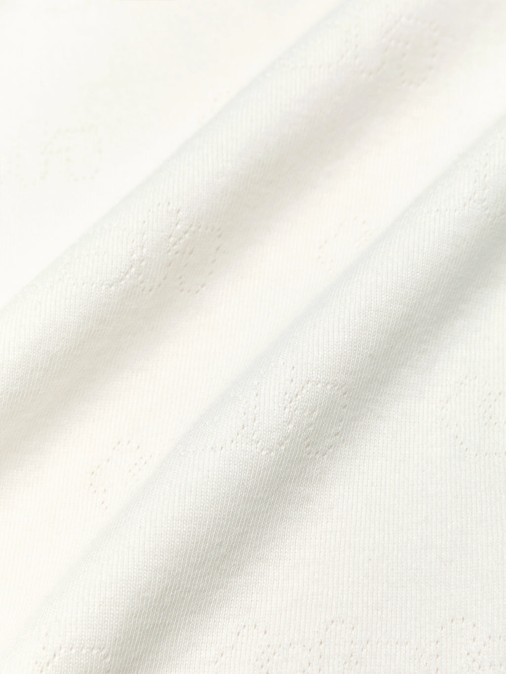 "Hello Kitty" Stretch Cotton Jersey Polo Skort Set – Pearl White