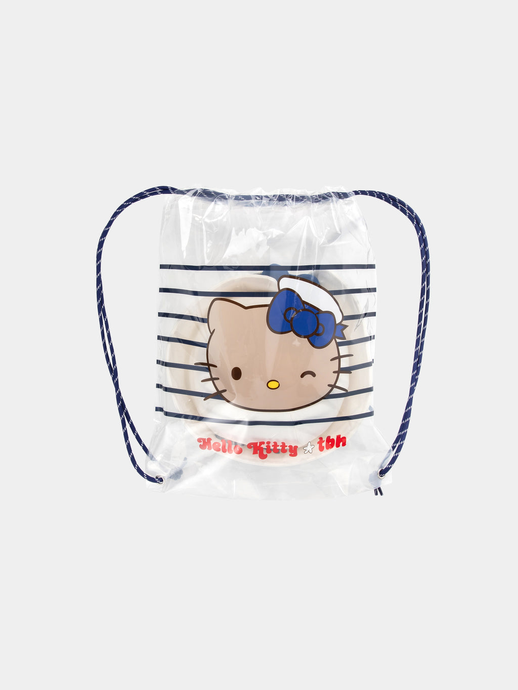 "Hello Kitty" Convertible Sailor Hat – Seashell White