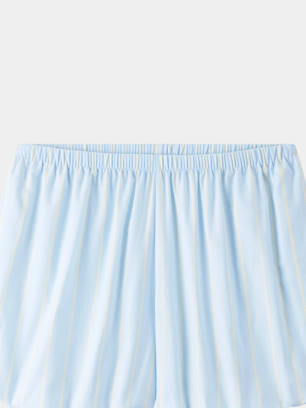 “Urban Jungle” Tencel Cotton Blend Spaghetti Strap Top and Shorts Pajama Set Water Blue