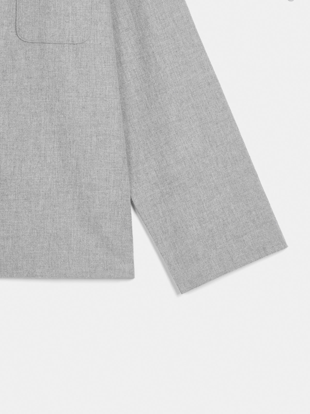 "Frame" Australian Wool-Cotton Loungewear Set – Heather Grey