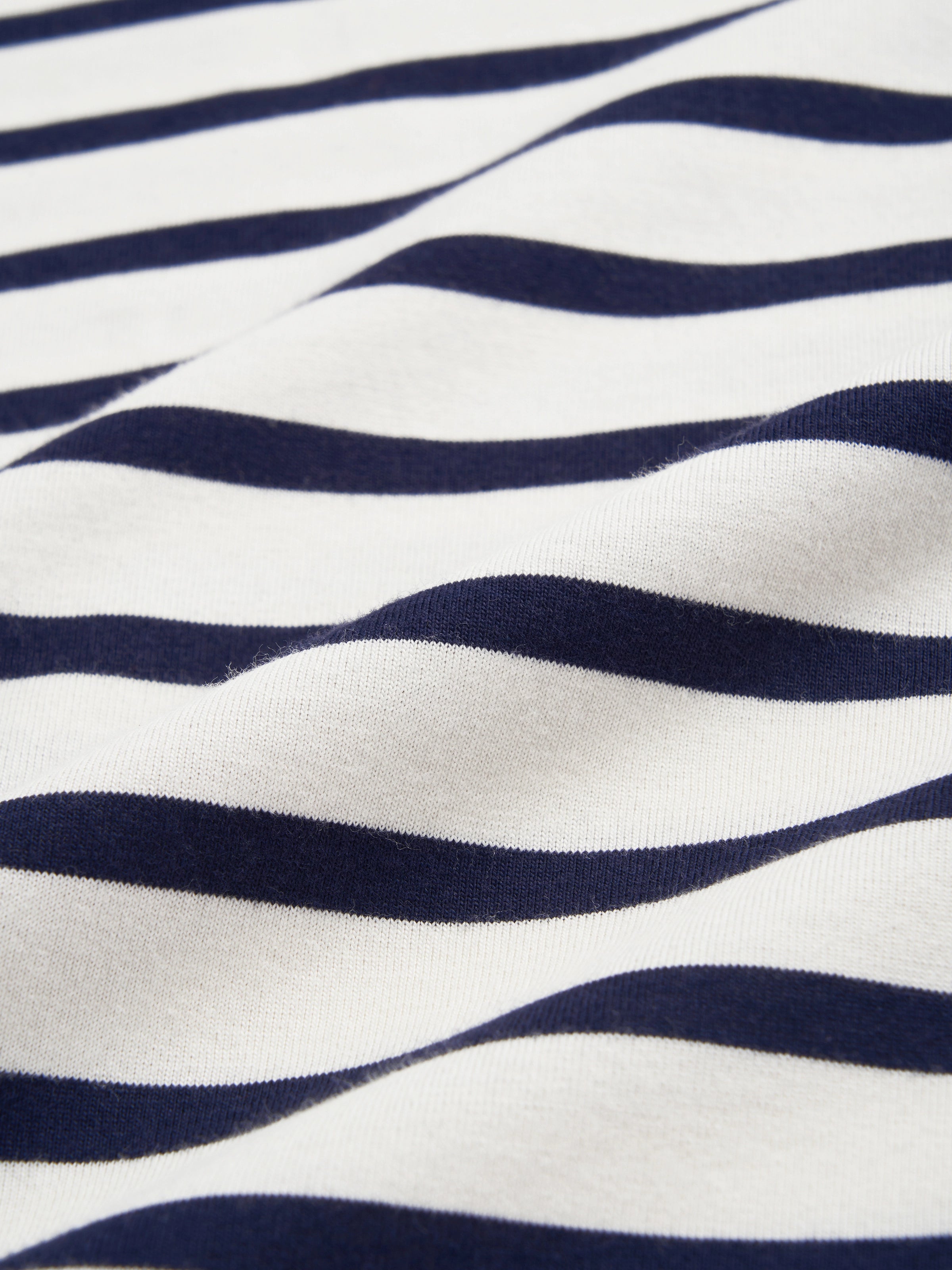 "Hello Kitty" Jersey Breton Stripe Loungewear Set Long Sleeve – Blue & White