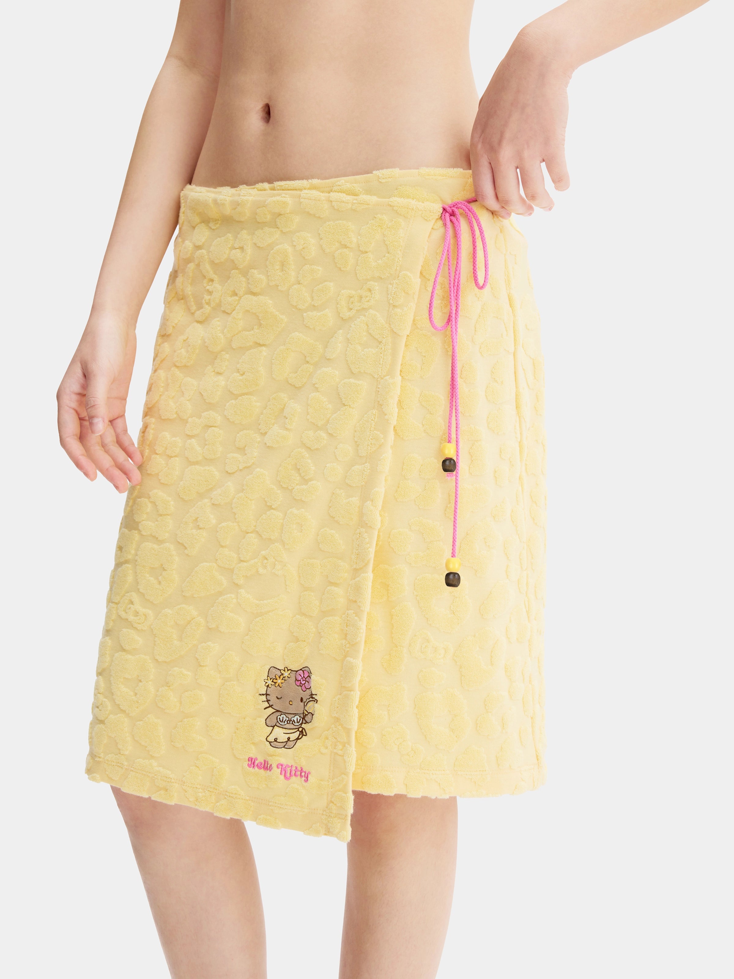 "Hello Kitty" Terry Wrap Skirt – Sunbeam Leopard