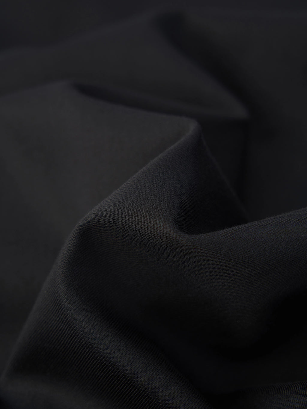 "Panda PomPom" Tencel Cotton Blend Slip Nightgown – Black