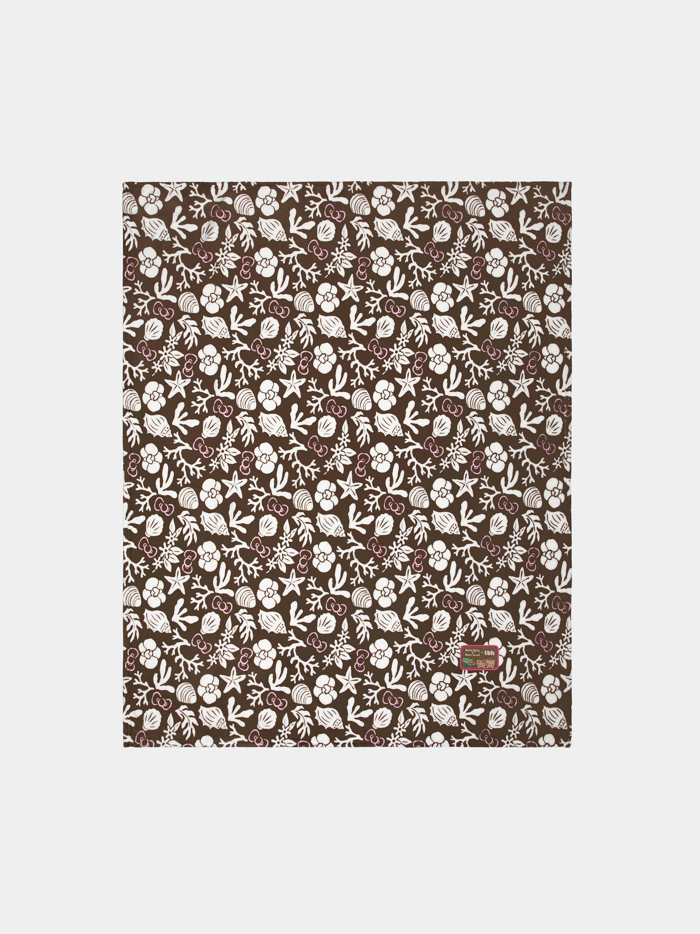 "Hello Kitty" Flannel Blanket & Cushion Set – Tanned Coconut
