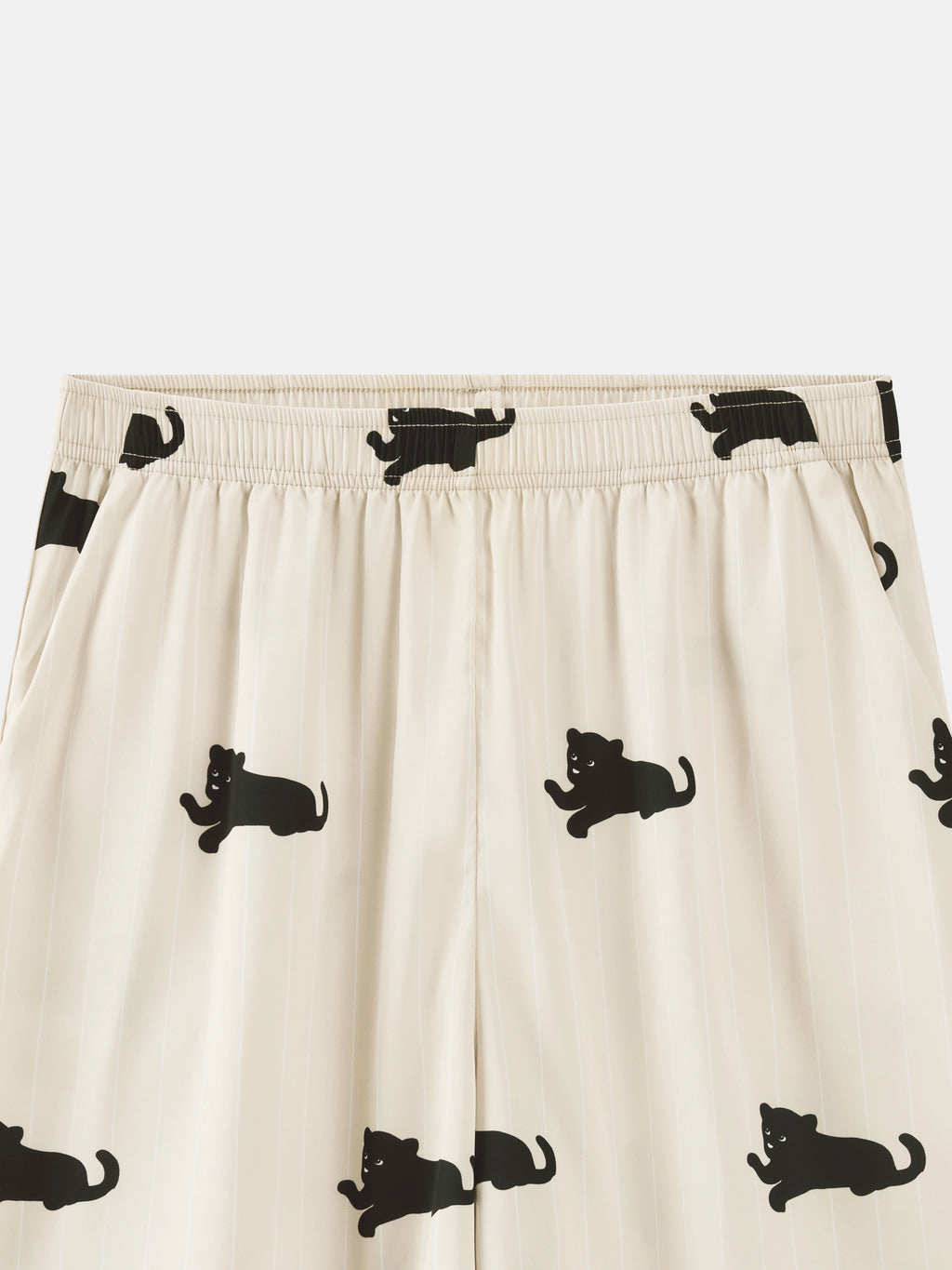 “Urban Jungle” Satin Short Sleeve Loungewear Set Camel