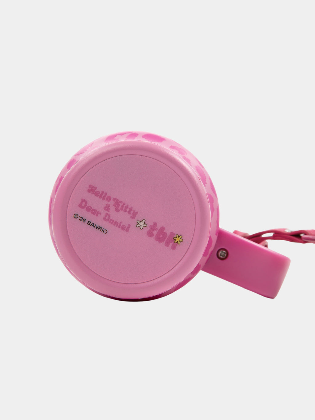 "Hello Kitty & Dear Daniel" Giant Stainless Steel Travel Tumbler (With Mini Frame Purse) – Hot Pink Leopard – 900ml