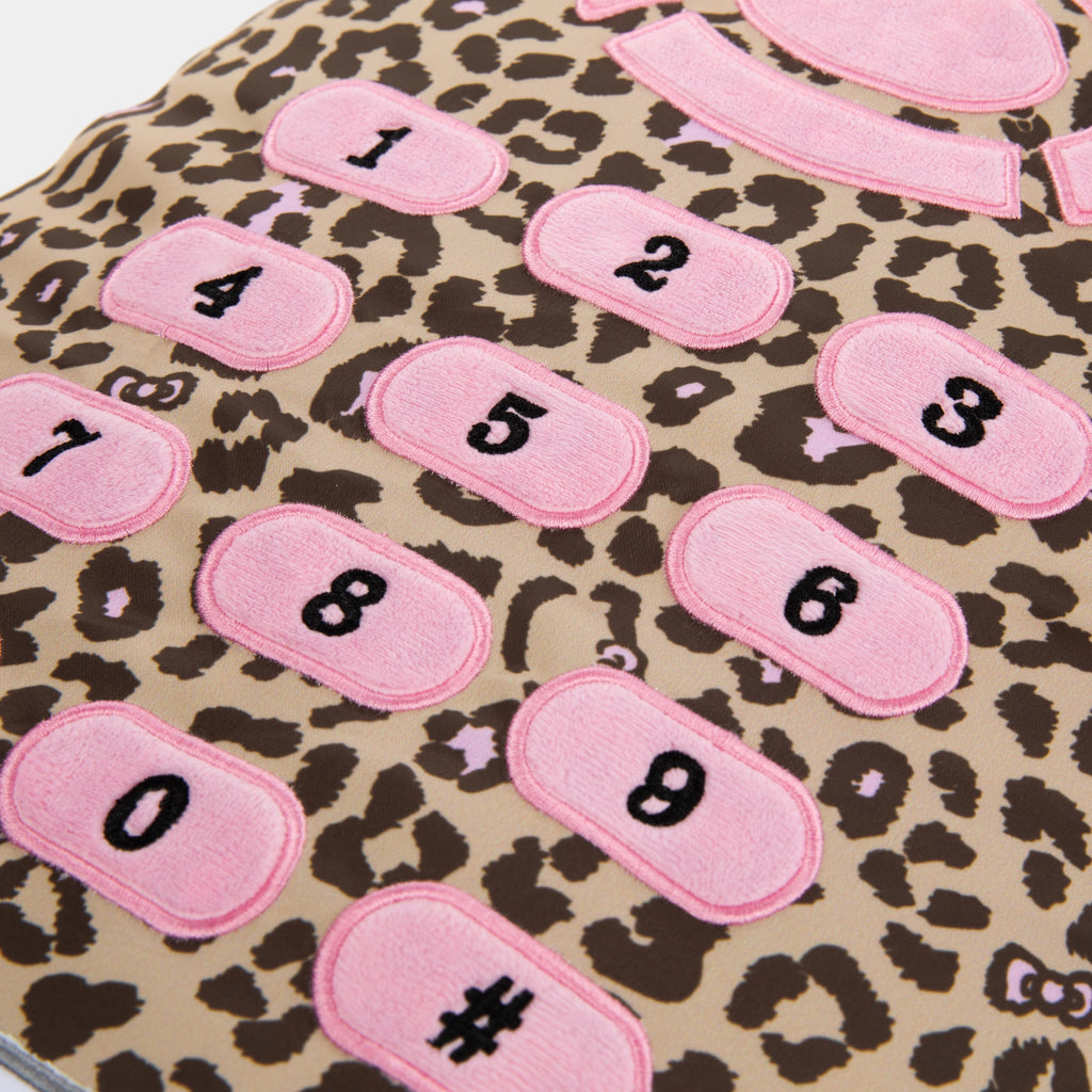 "Hello Kitty" Flip Phone Cushion Leopard