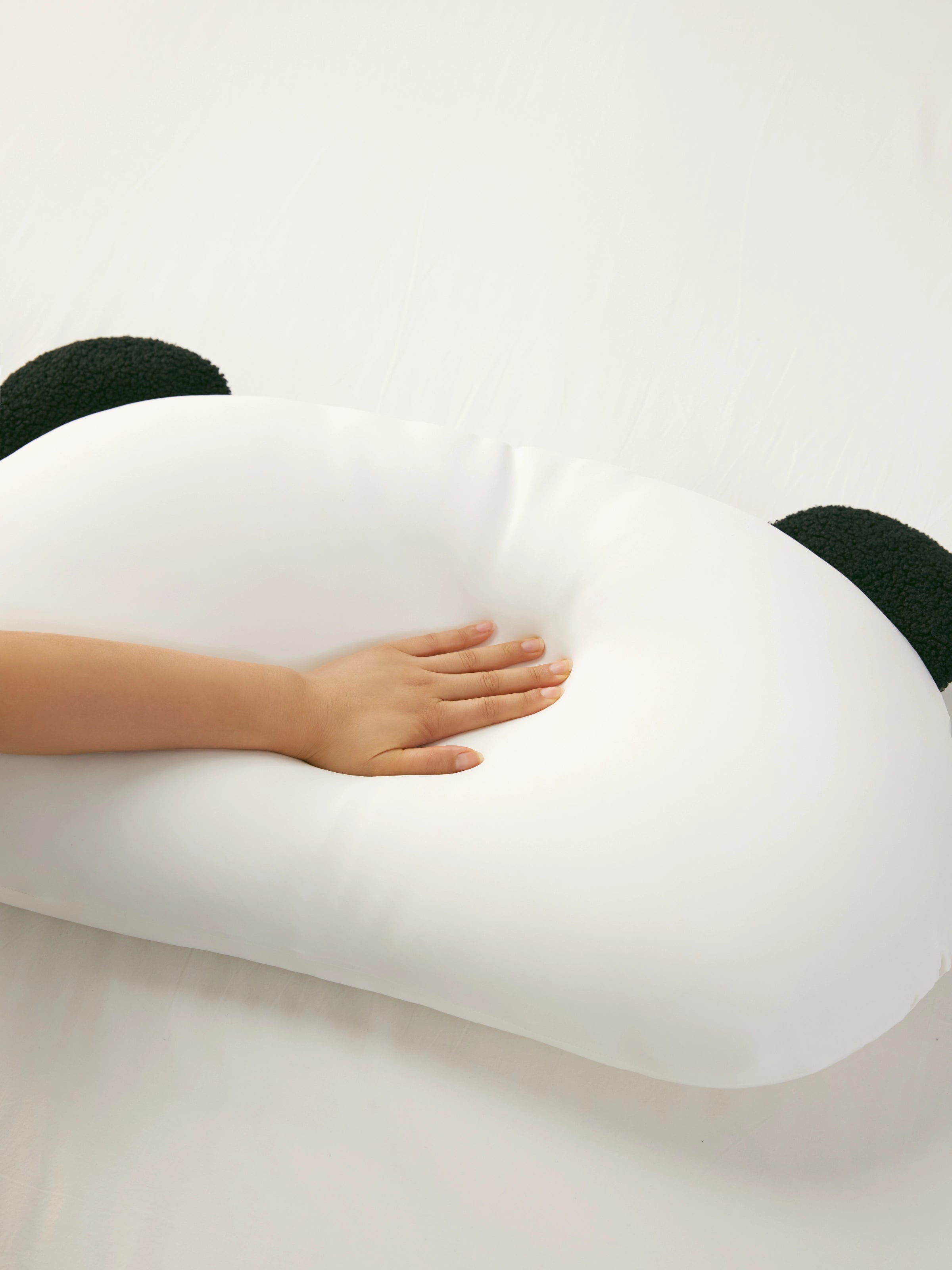 "Panda PomPom" Partitioned Pillow