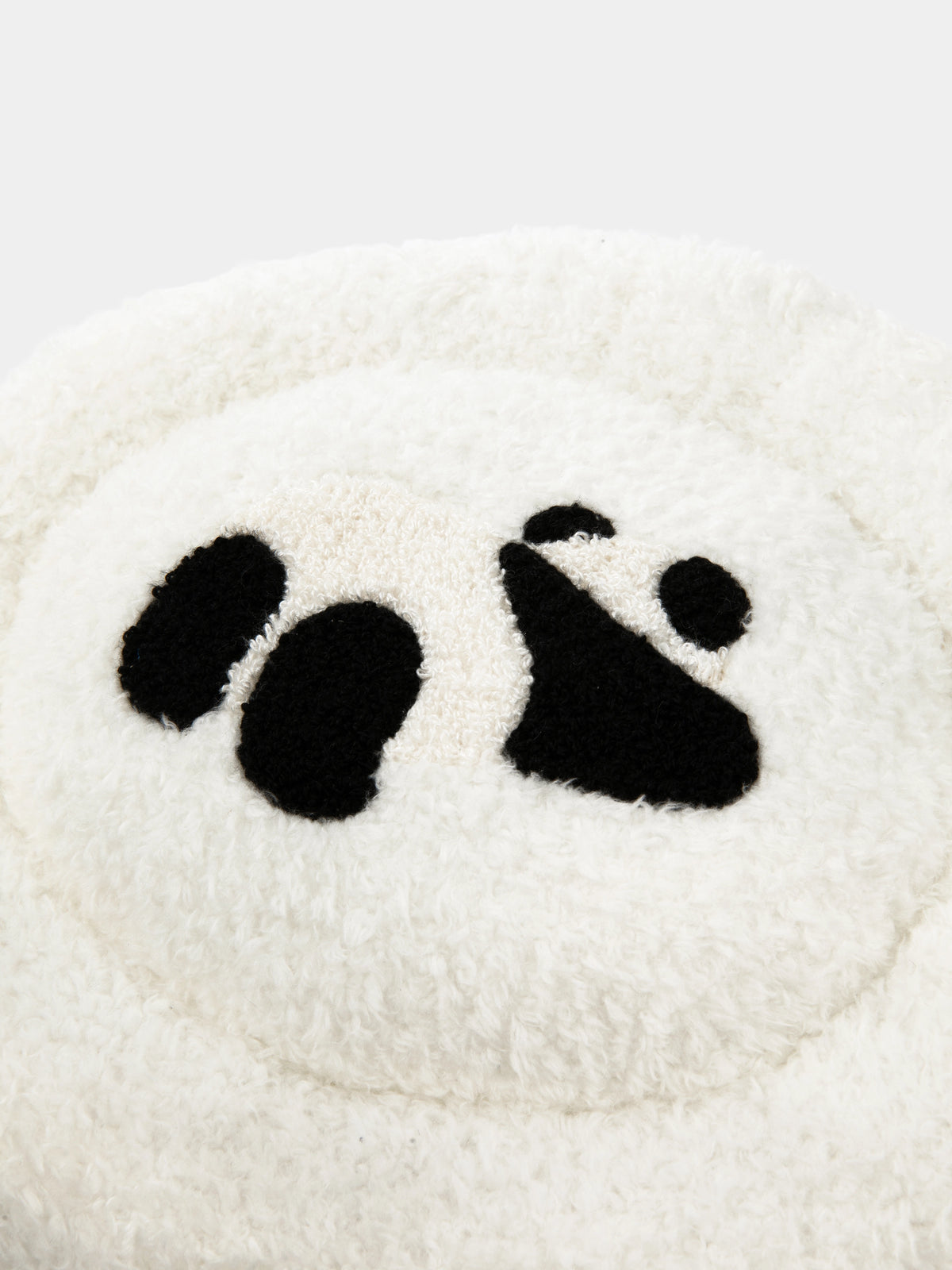 "panda pompom" 二合一法蘭絨毛毯／抱枕－復古糖果