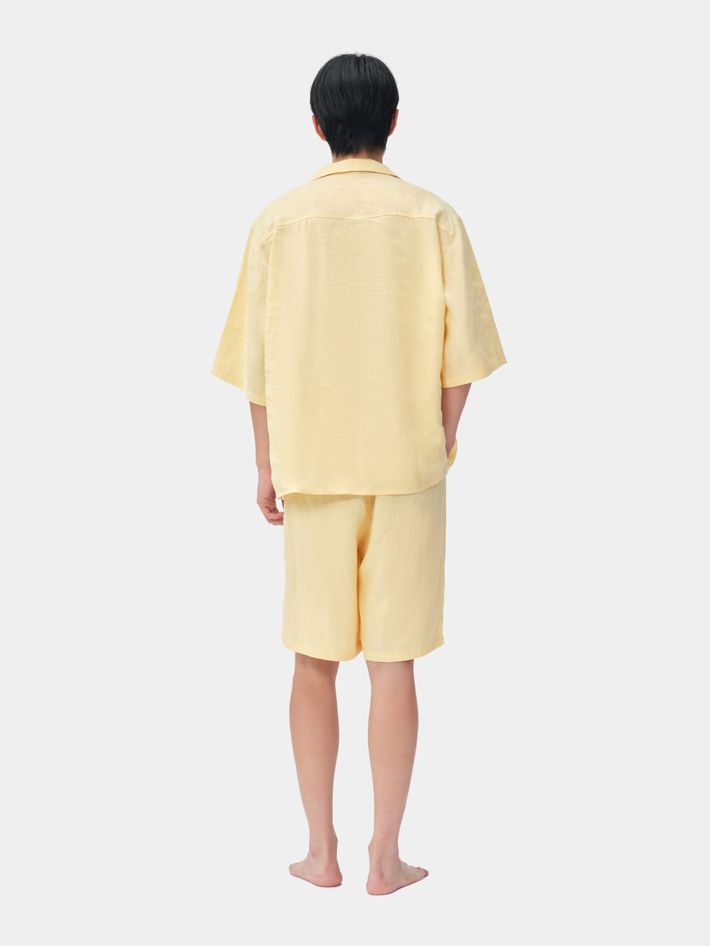 tbh Wōdrobe Hemp Loungewear Set Short Sleeve – Húlu Yellow