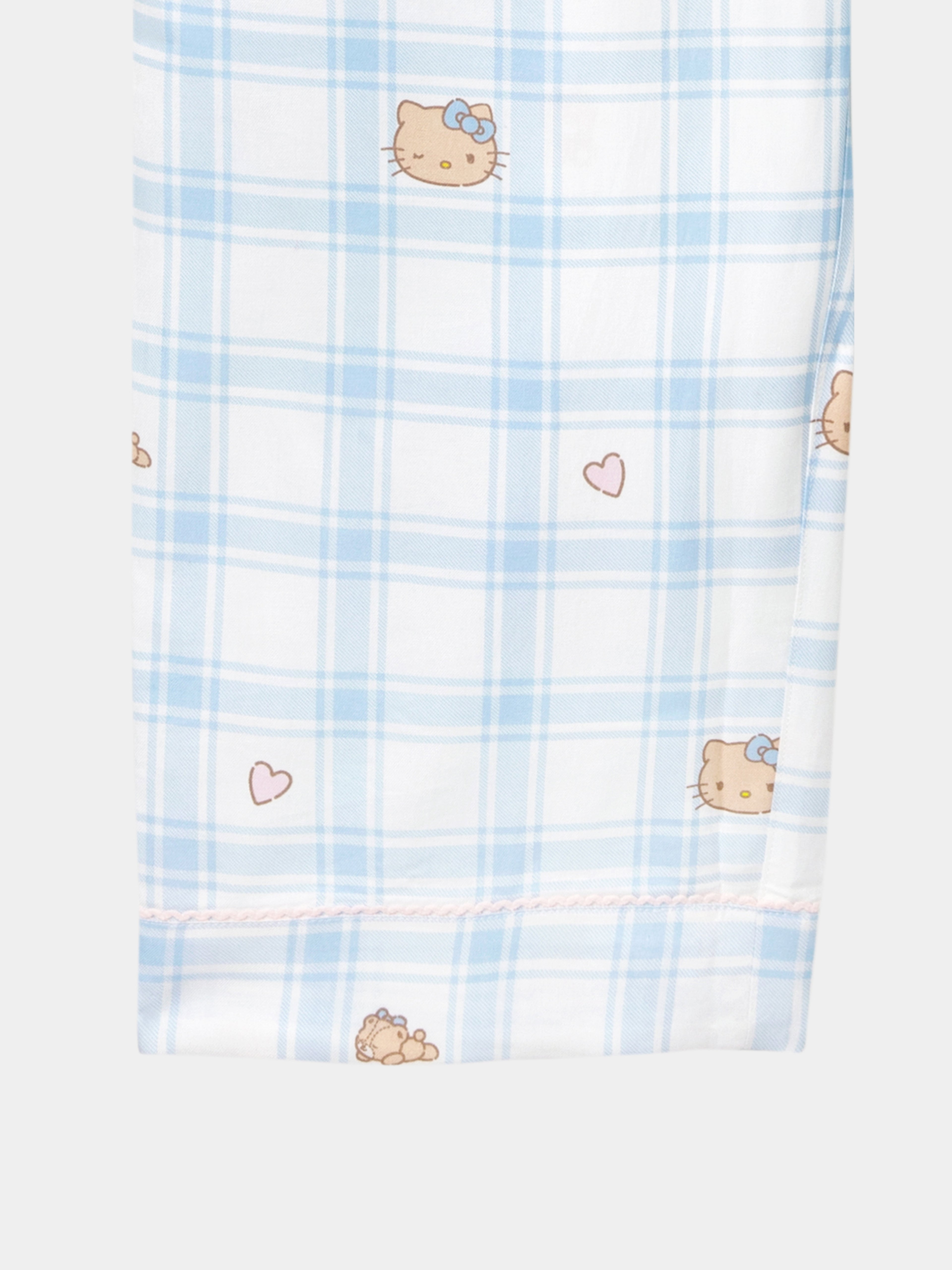 "Hello Kitty" Tencel Cotton Blend Loungewear Set – Hello Kitty Check