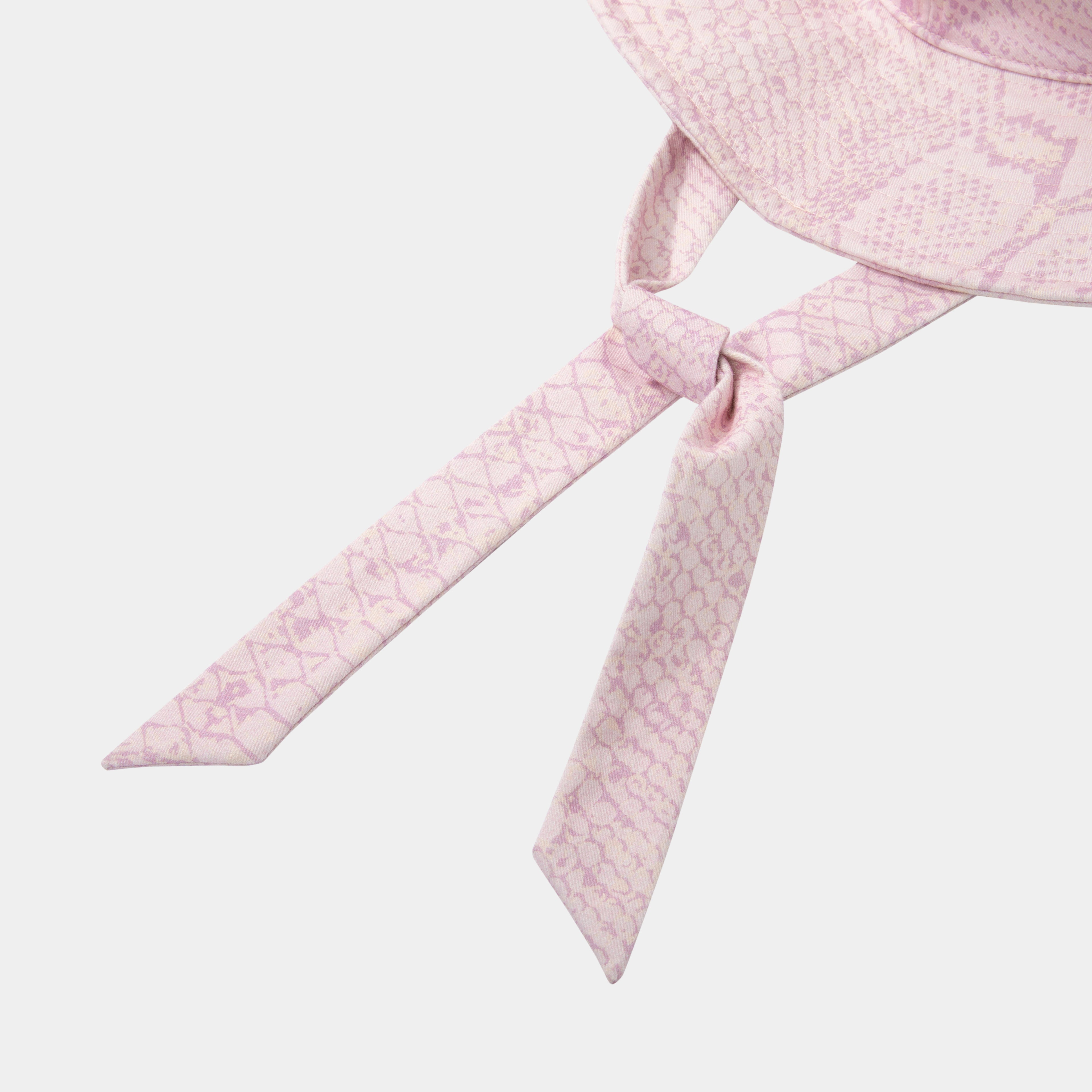 "Hello Kitty" Cowboy Cap – Pink Snake Print