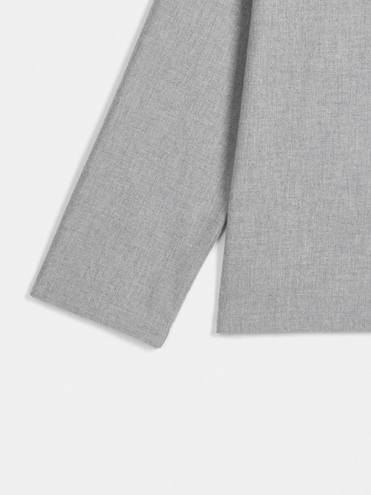 "Frame" Australian Wool-Cotton Loungewear Set – Heather Grey