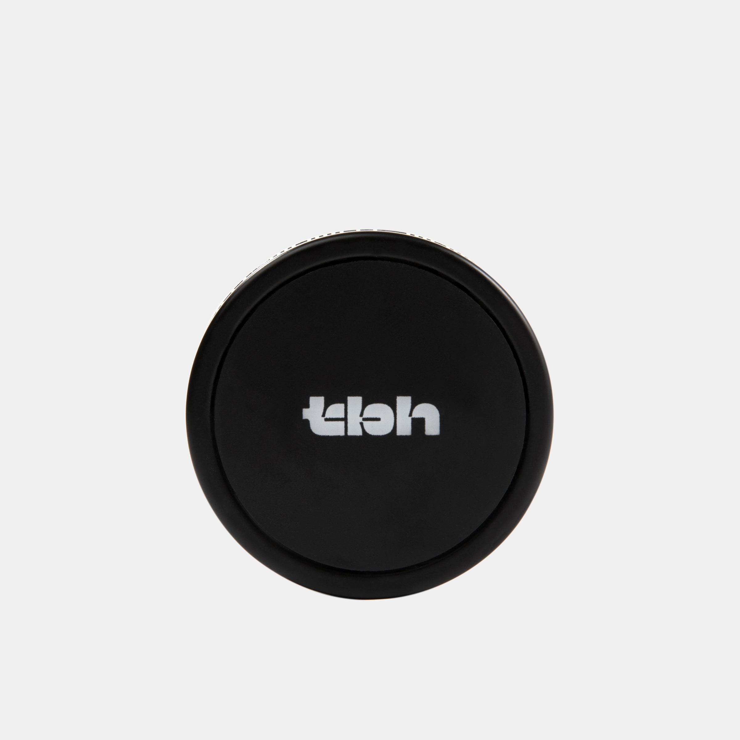 "Panda PomPom" stainless steel travel tumbler (with mini bag） Black Grid