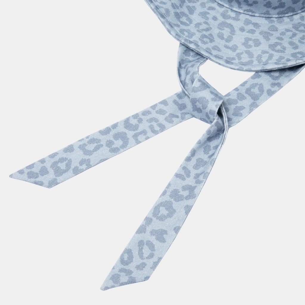 "Hello Kitty" Cowboy Cap – Denim Leopard