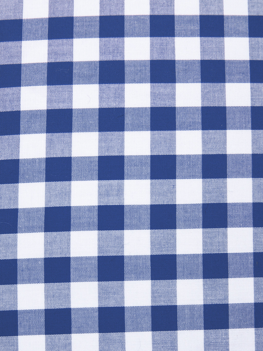 "panda pompom" Pankou Cushion – Blue Gingham