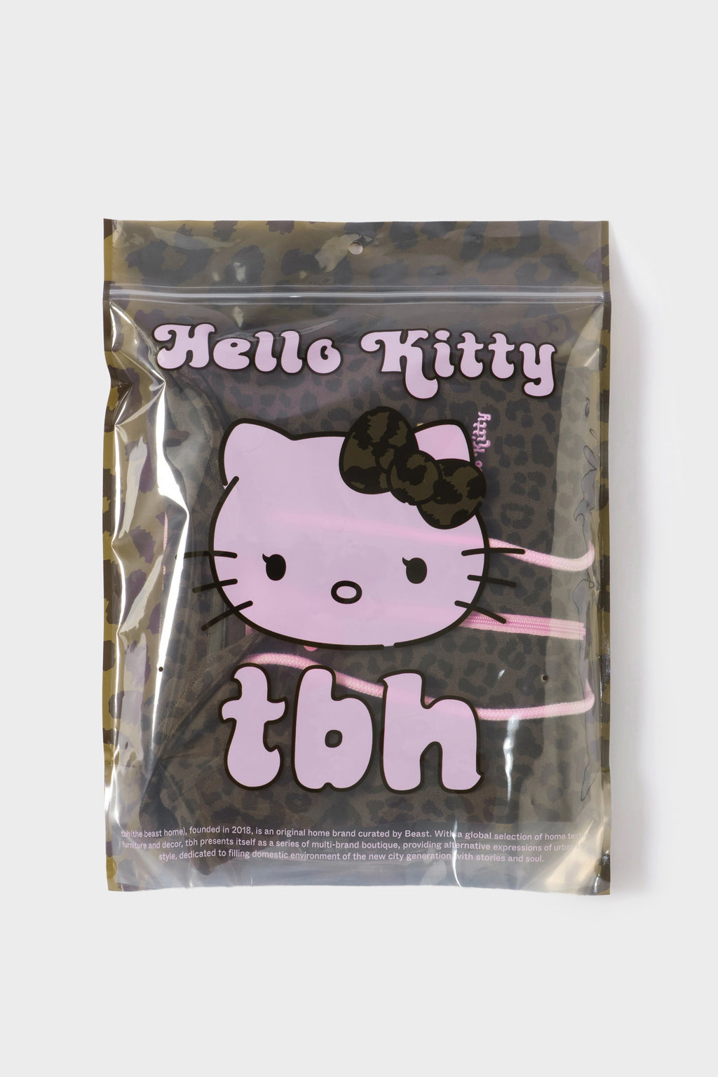 "Hello Kitty" Jersey Rib Jacquard Zip-Up Hoodie – Choco