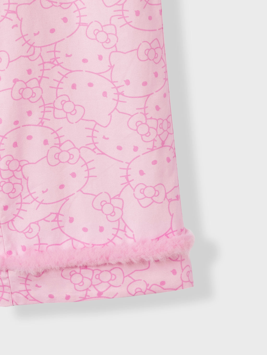 "Hello Kitty" Cotton Flannel Loungewear Set – Hello Kitty Pattern