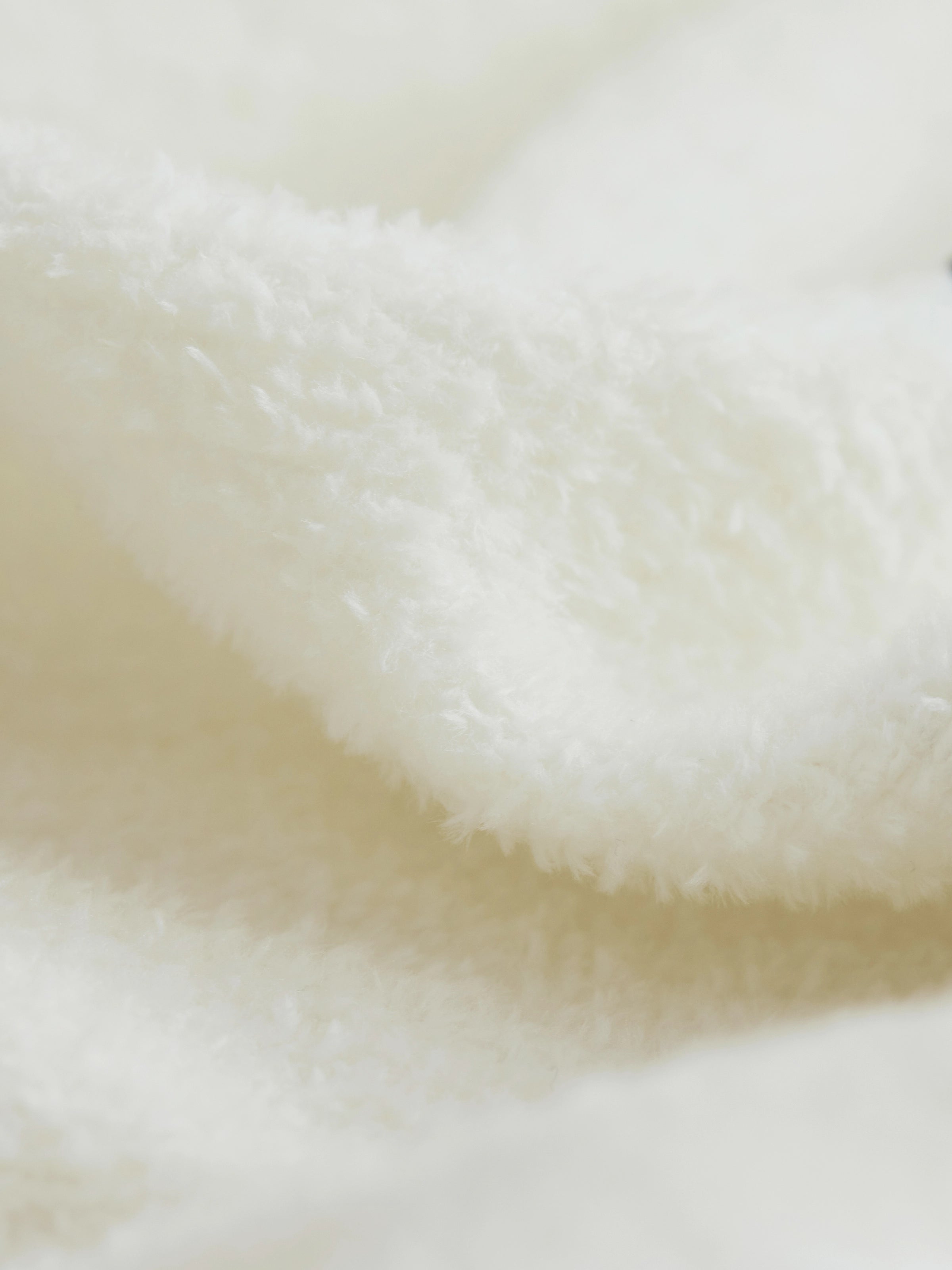 "Panda PomPom"  curly flannel bedding set Bestie