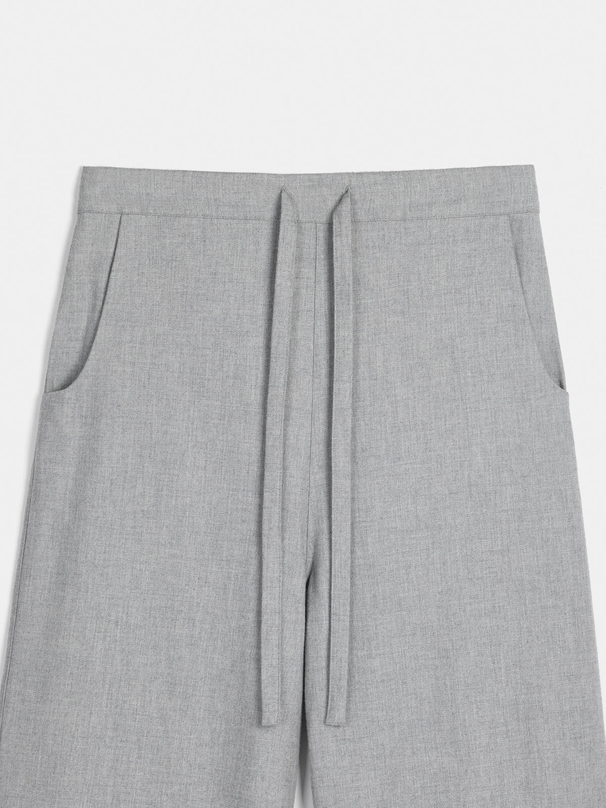 "Frame" Australian Wool-Cotton Loungewear Set – Heather Grey