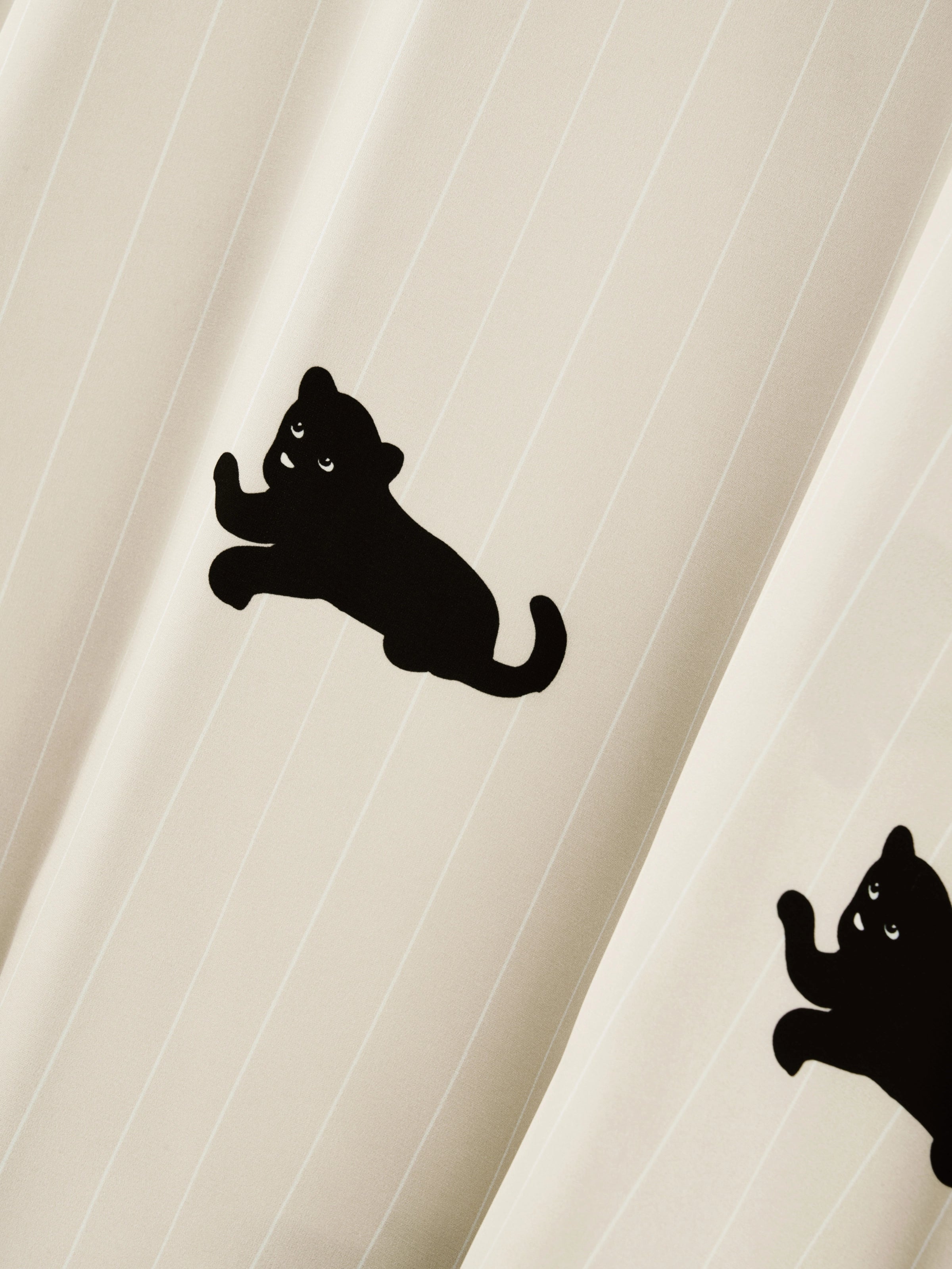 “Urban Jungle” Satin Short Sleeve Loungewear Set Camel