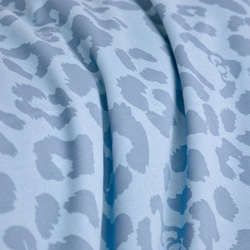 "Hello Kitty" Cotton Sateen Bedding Set – Denim Leopard