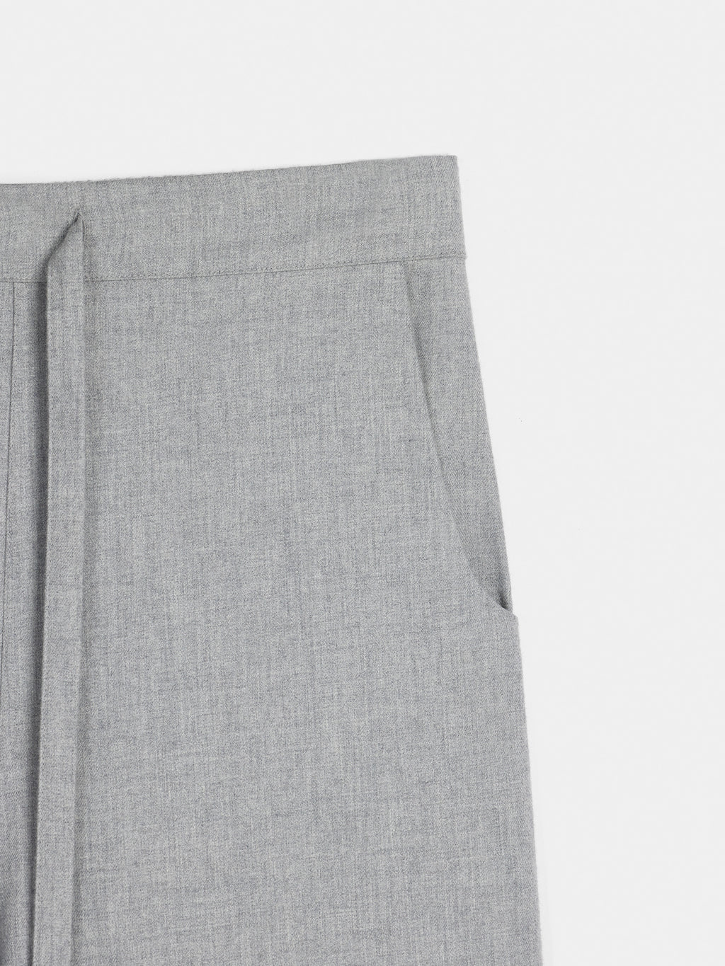 "Frame" Australian Wool-Cotton Loungewear Set – Heather Grey