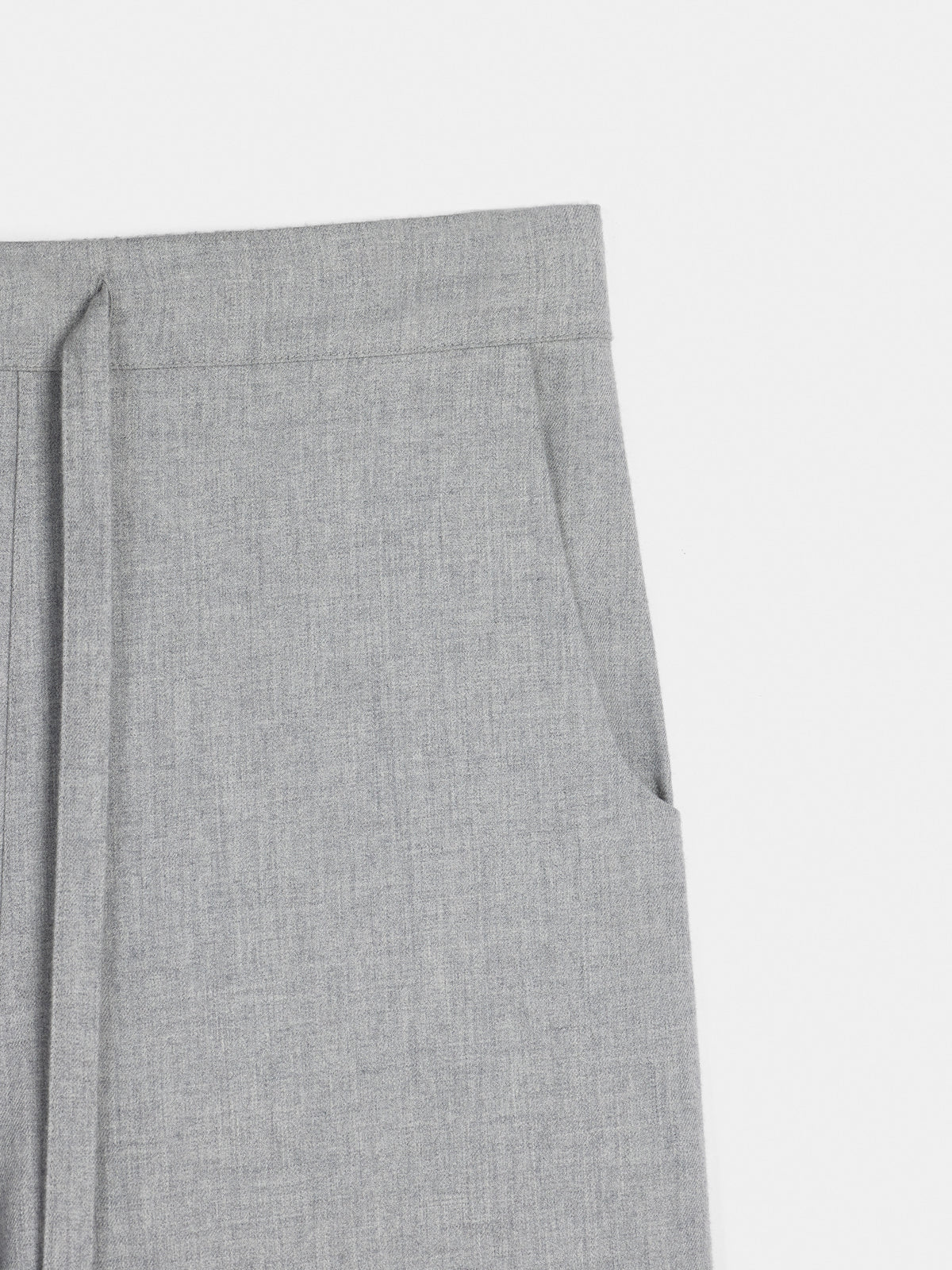 "Frame" Australian Wool-Cotton Loungewear Set – Heather Grey