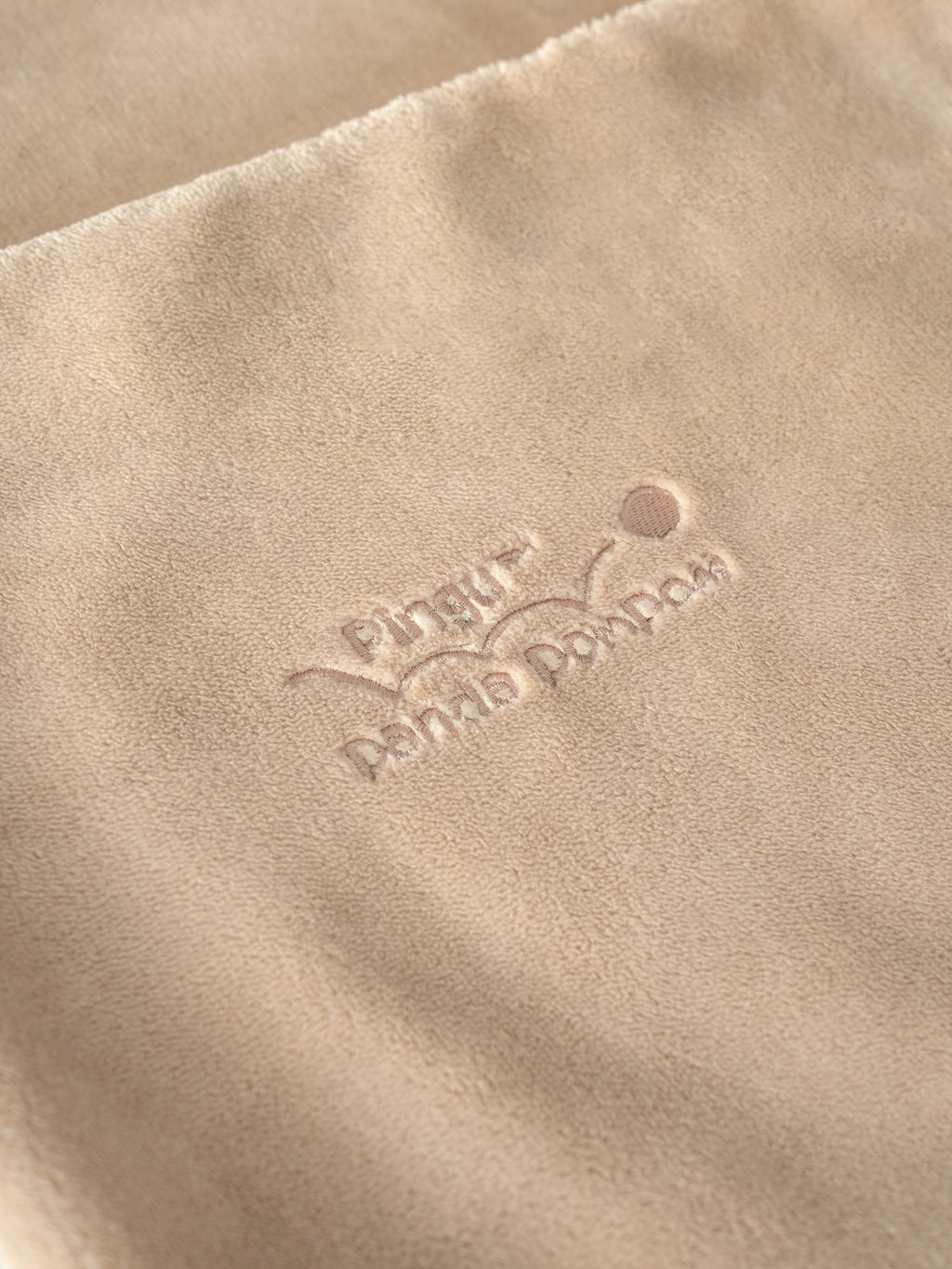 PIN!POM! Flannel Bedding Set – Brown