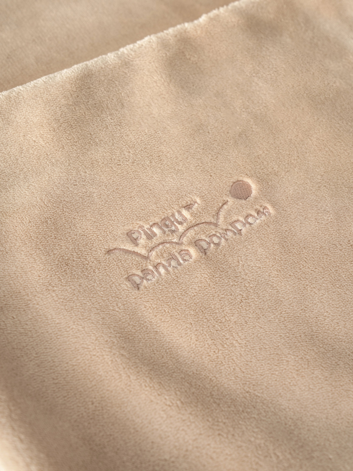 PIN!POM! Flannel Bedding Set – Brown