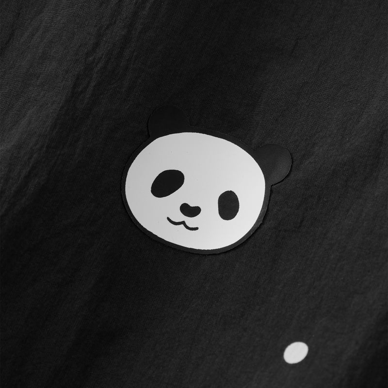 "Panda PomPom" Sun-pretective Outdoor Jacket Black Polka Dot