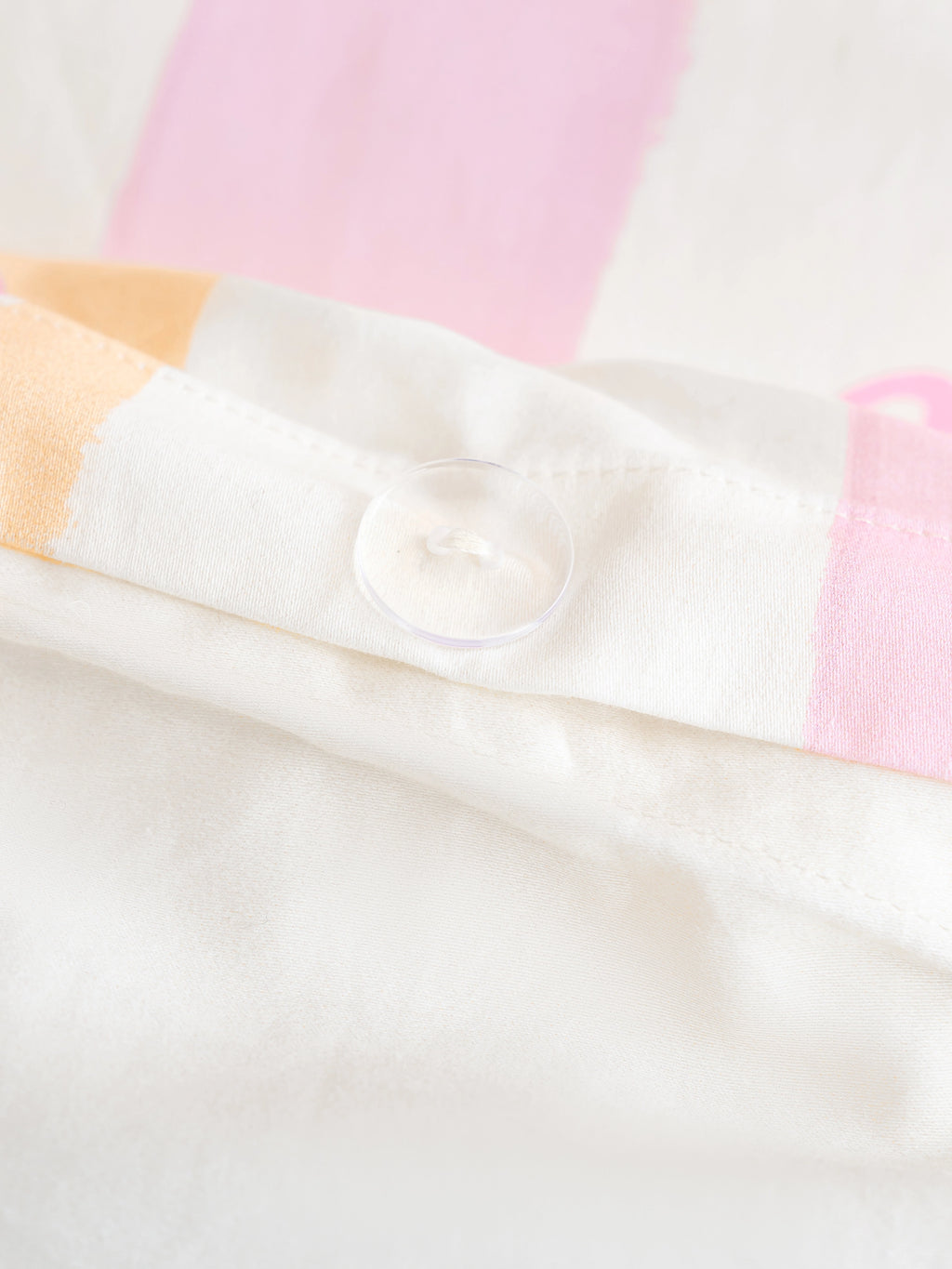 "Hello Kitty & Dear Daniel" Cotton Sateen Printed Bedding Set – Coral Pink