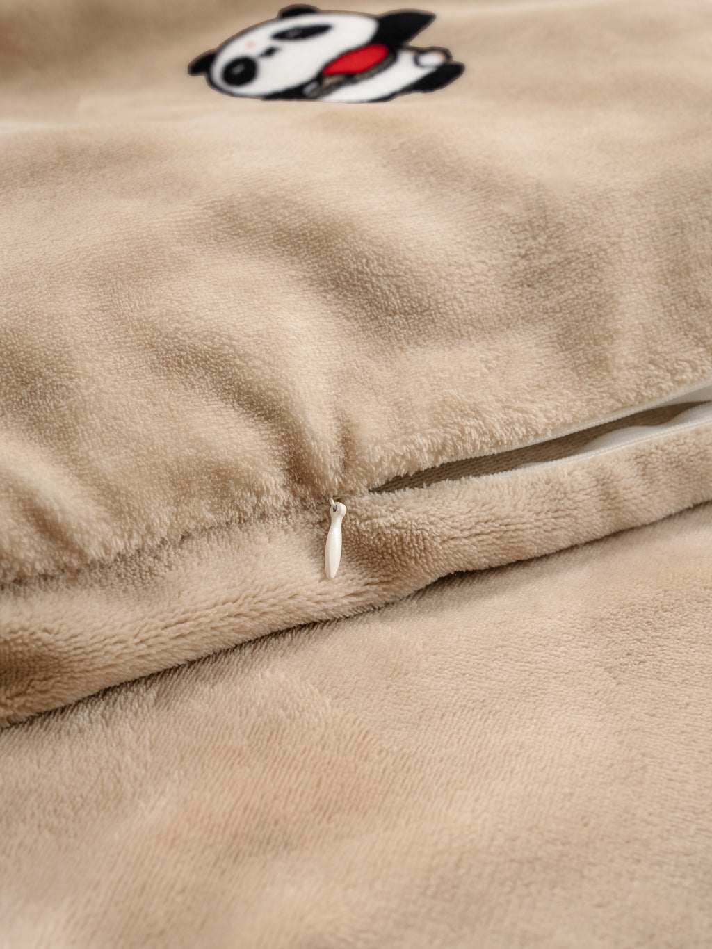 PIN!POM! Flannel Bedding Set – Brown