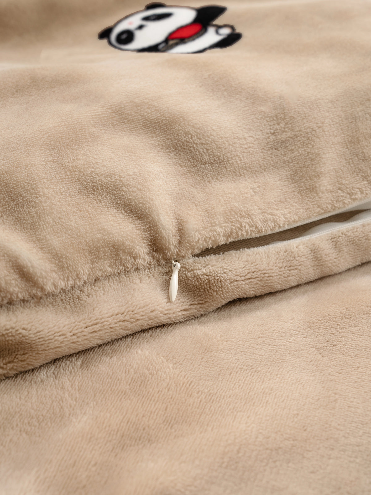 PIN!POM! Flannel Bedding Set – Brown