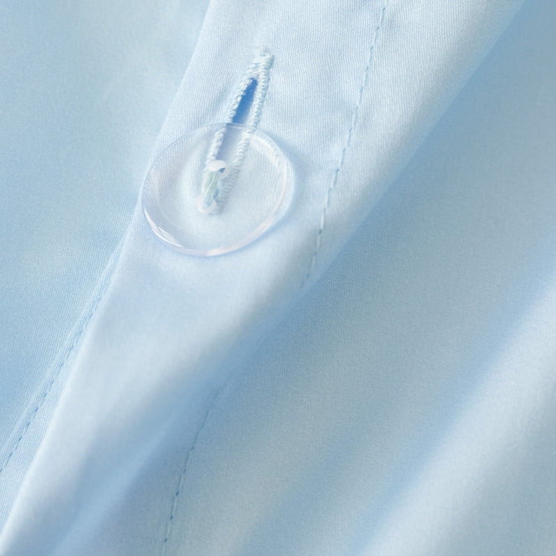 "Urban Jungle" Black Panther Tencel Bedding Set – Water Blue