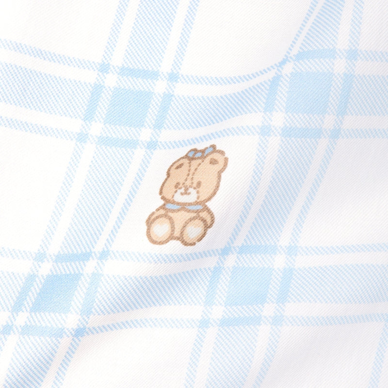 "Hello Kitty" Tencel Cotton Blend Short Sleeve Qipao – Hello Kitty Check