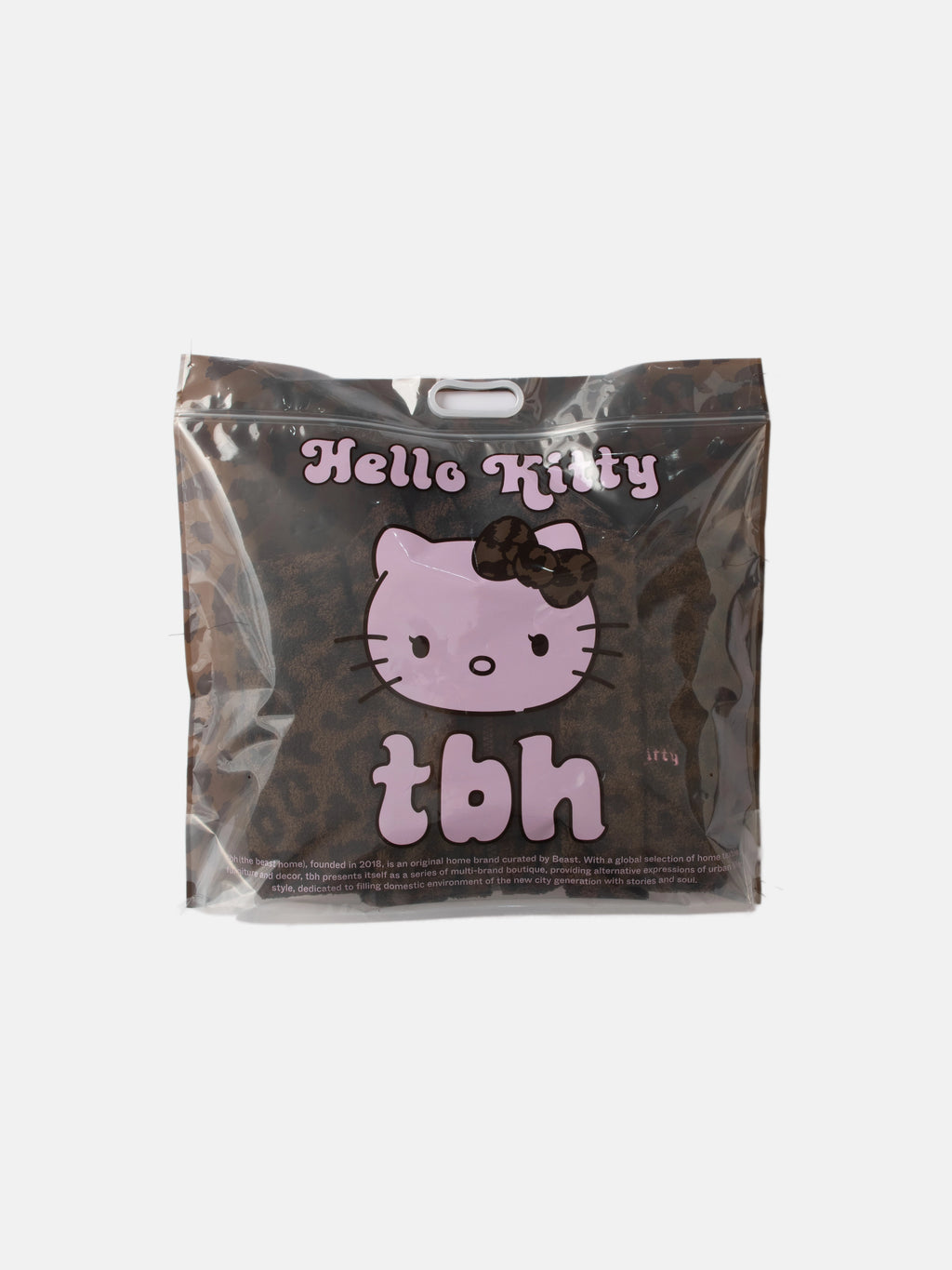 "Hello Kitty" Polar Fleece Standing Collar Loungewear Set – Choco