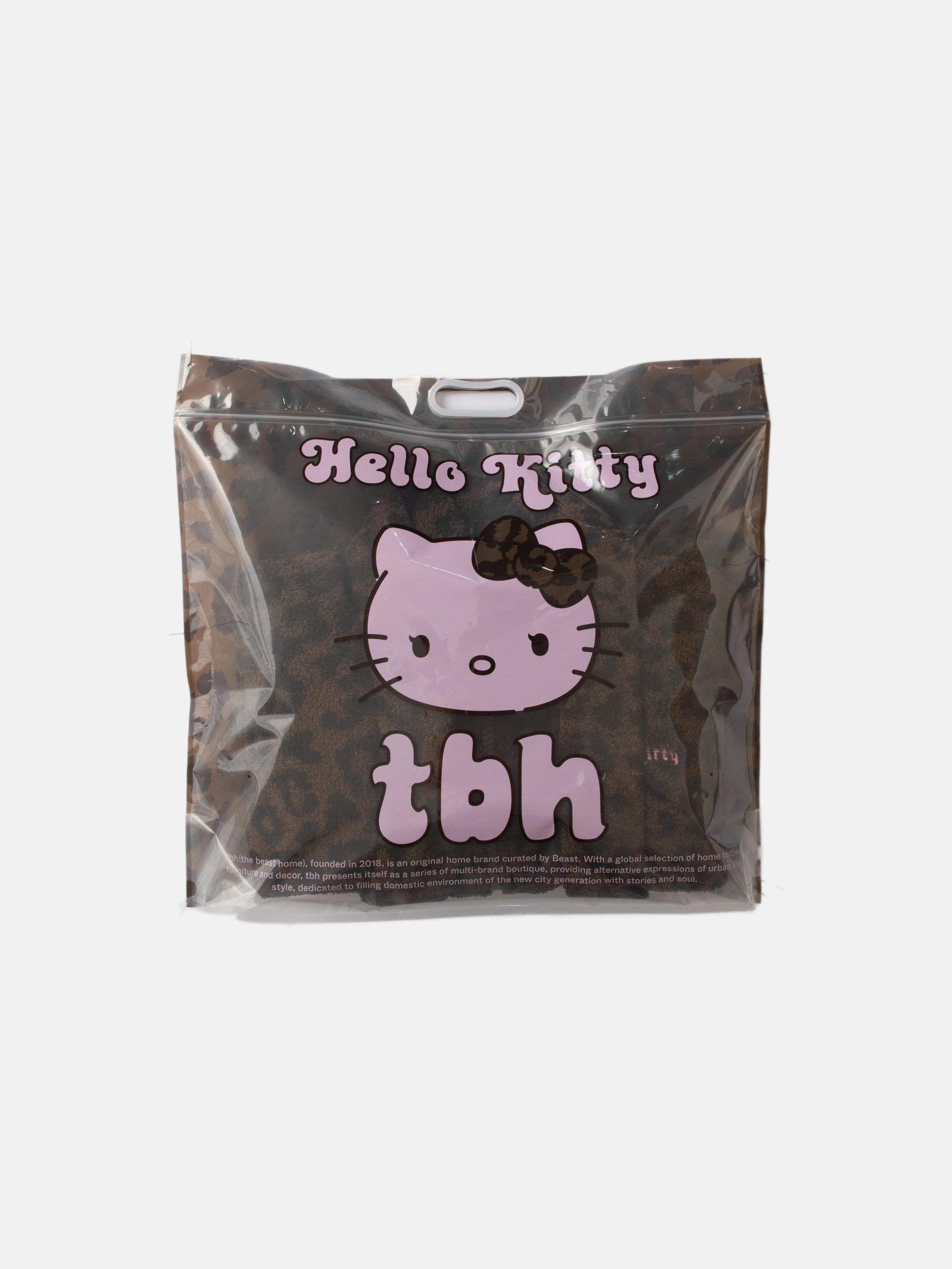 "Hello Kitty" Polar Fleece Standing Collar Loungewear Set – Choco