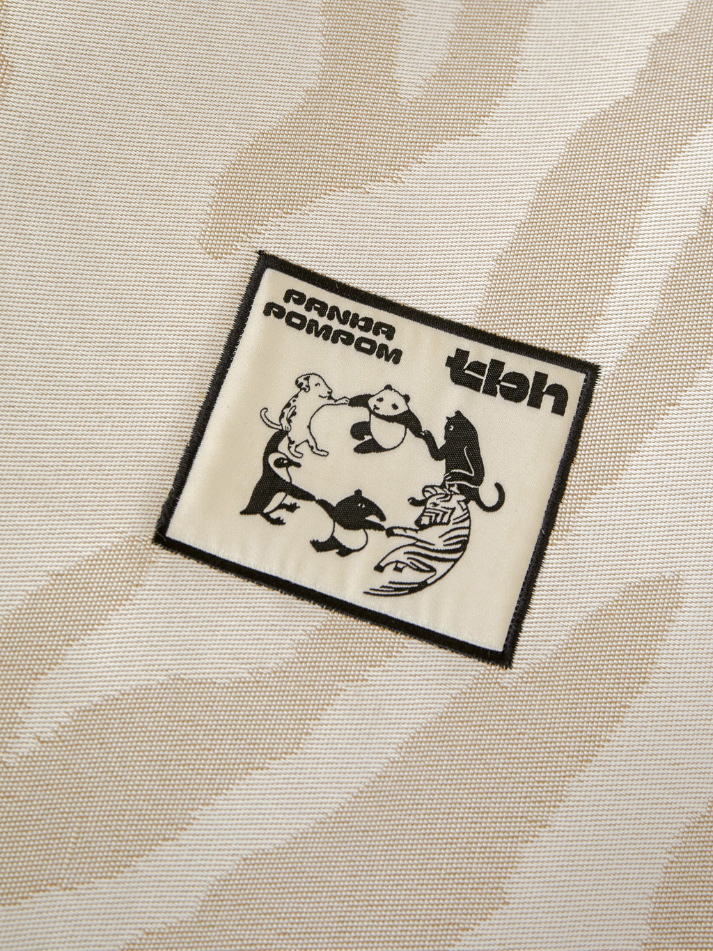 "Panda PomPom" Cooling Mat Set – Zebra Patterned