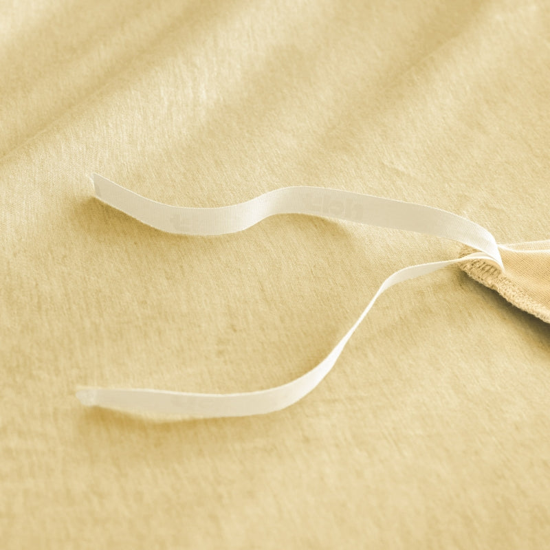 "Urban Jungle" Black panther Tencel Bedding Set – Dandelion Yellow