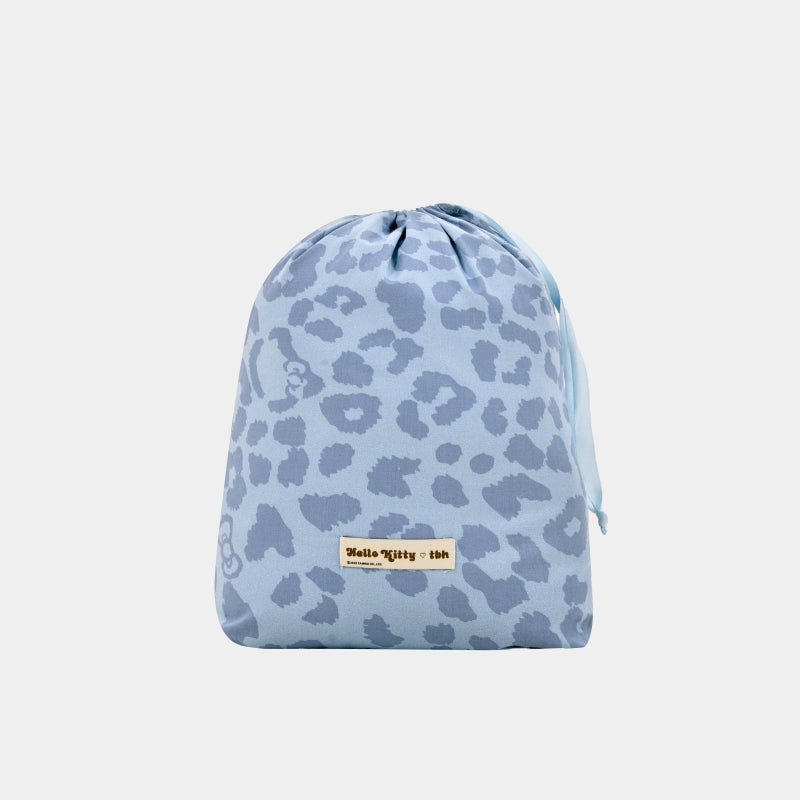 "Hello Kitty" Cotton Sateen Bedding Set – Denim Leopard